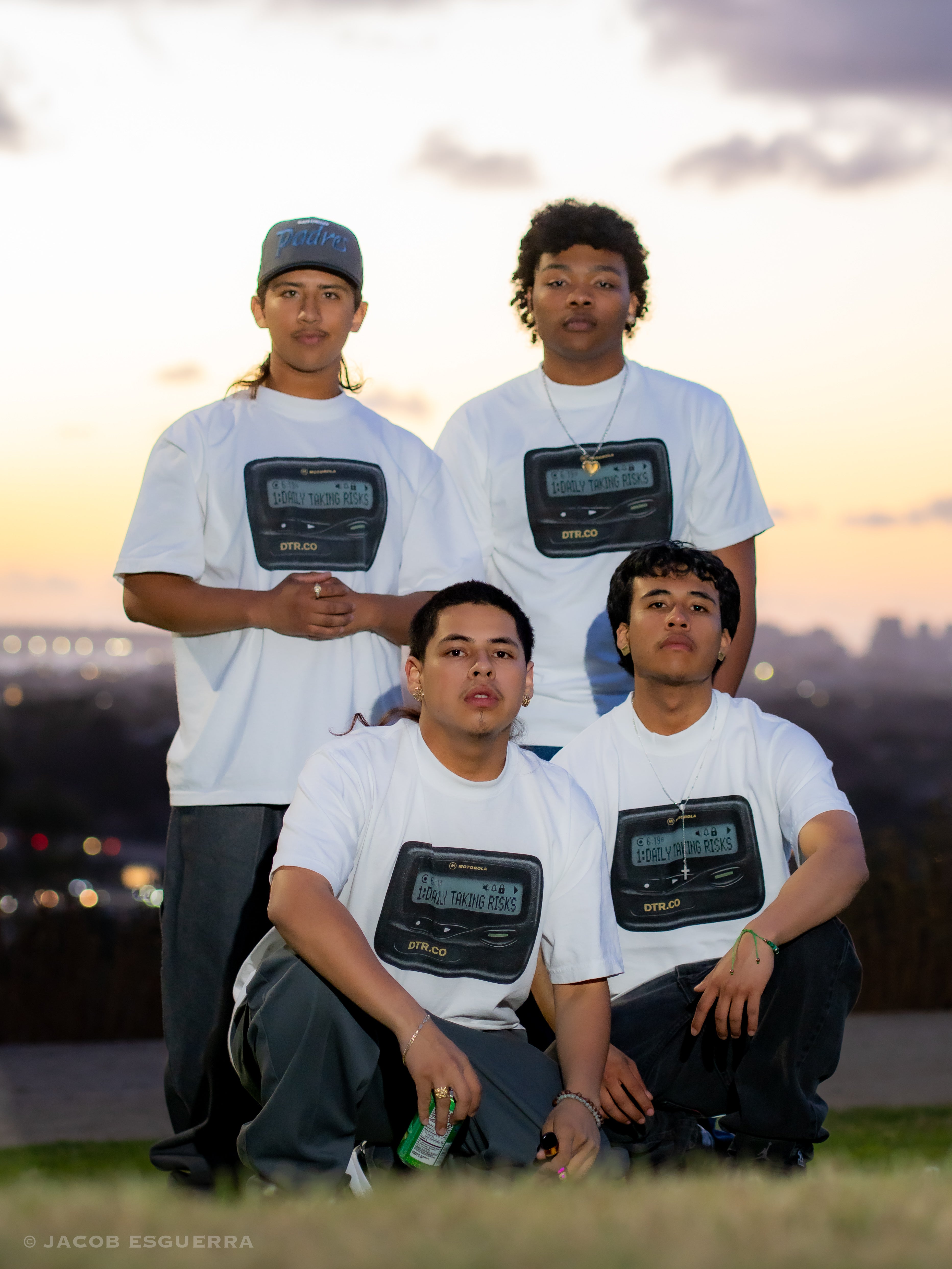 DAILY TAKING RISKS WHITE TEE